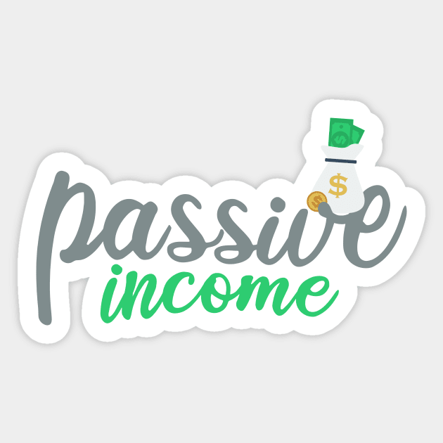 Passive Income Sticker by Locind